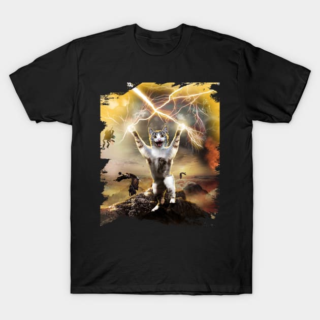 Lightning cat t shirt hotsell